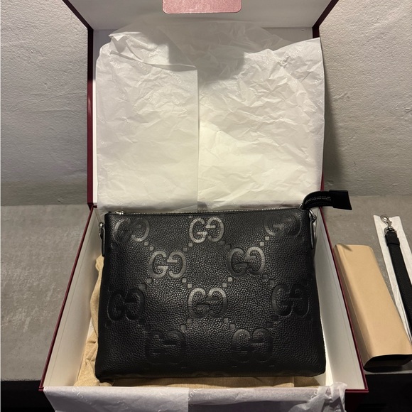 Gucci Medium Jumbo GG Messenger / Pouch Bag - Picture 4 of 11